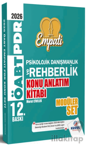 2026 ÖABT Empati Psikolojik Danışmanlık ve Rehberlik Konu Anlatımlı Modüler Set (2 Cilt)