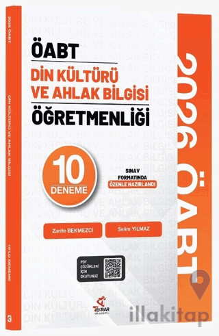 2026 ÖABT MEB-AGS Din Kültürü ve Ahlak Bilgisi Öğretmenliği 10 Deneme Çözümlü