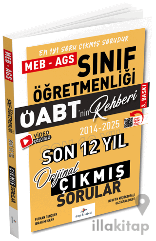 2026 ÖABT MEB-AGS nin Rehberi Sınıf Öğretmenliği Çıkmış Sorular Son 12 Yıl Çözümlü