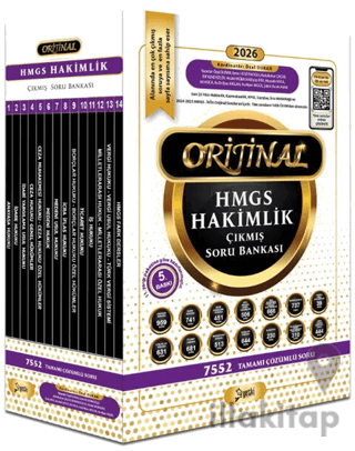 2026 Orijinal HMGS Hakimlik Çıkmış Soru Bankası Seti