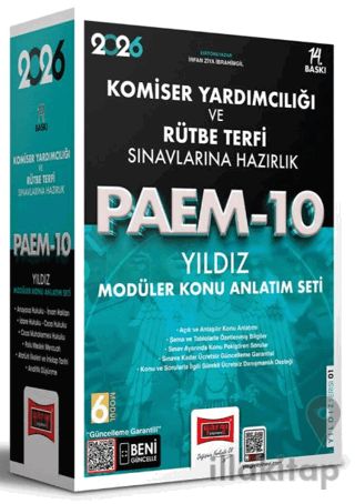2026 PAEM Komiser Yardımcılığı ve Rütbe Terfi Sınavlarına Hazırlık Yıldız Modüler Konu Anlatım Seti