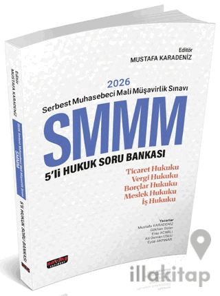 2026 Serbest Muhasebeci Mali Müşavirlik Sınavı SMMM 5'li Hukuk Soru Ba