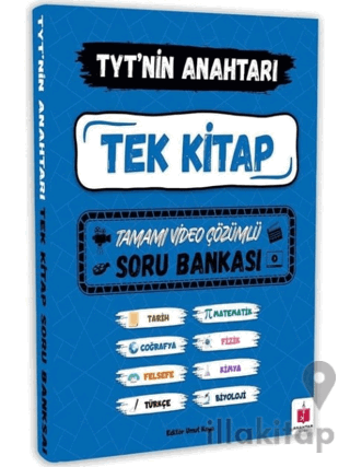 2026 TYT'nin Anahtarı Tüm Dersler Tek Kitap Tamamı Video Çözümlü Soru Bankası