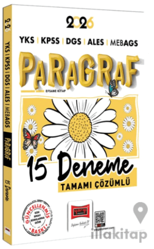 2026 YKS KPSS DGS ALES MEB-AGS Papatya Serisi Paragraf Tamamı Çözümlü 15 Deneme