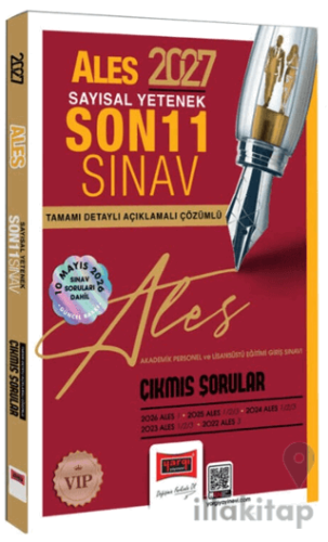 2027 ALES Sayısal Yetenek Son 11 Sınav Tamamı Çözümlü Çıkmış Sorular
