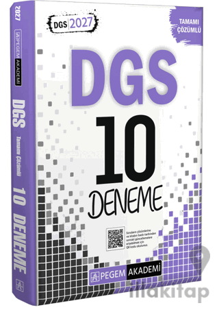 2027 DGS Tamamı Çözümlü 10 Deneme