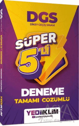 2027 DGS Tamamı Çözümlü Süper 5'li Deneme