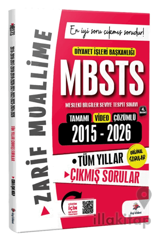 2027 DİB MBSTS Konularına Göre Tasnif Edilmiş 2015- 2026 Tüm Yıllar Orijinal Video Çözümlü Çıkmış Sınav Soruları