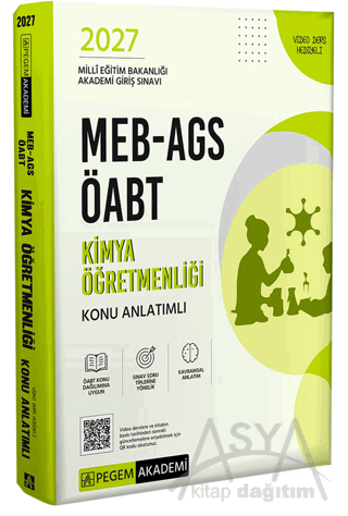 2027 MEB AGS ÖABT Kimya Öğretmenliği Konu Anlatımlı