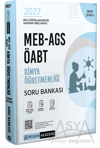 2027 MEB AGS ÖABT Kimya Öğretmenliği Tamamı Çözümlü Soru Bankası
