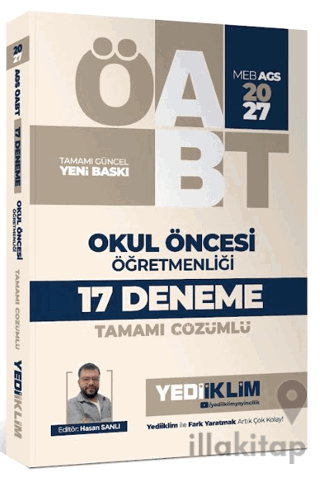 2027 MEB AGS ÖABT Okul Öncesi Öğretmenliği Tamamı Çözümlü 17 Deneme