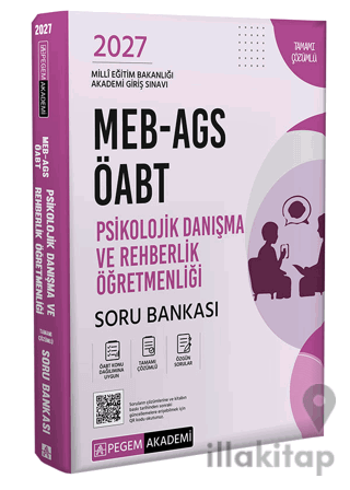 2027 MEB AGS ÖABT Psikolojik Danışma ve Rehberlik Tamamı Çözümlü Soru 