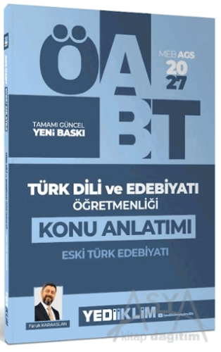 2027 MEB AGS ÖABT Türk Dili ve Edebiyatı Öğretmenliği Eski Türk Edebiy