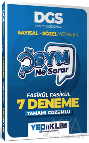 2027 ÖSYM Ne Sorar DGS Sayısal Sözel Yetenek Tamamı Çözümlü Fasikül Fa