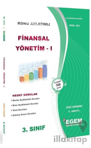 3. Sınıf 5. Yarıyıl Finansal Yönetim 1 Konu Anlatımlı Soru Bankası (Kod 352)