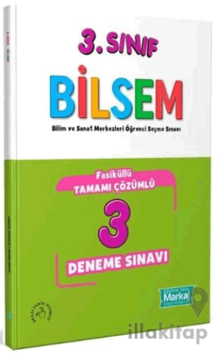 3. Sınıf Bilsem Çözümlü 3 Fasikül Deneme Sınavı