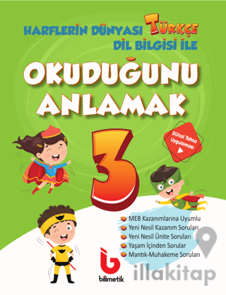 3. Sınıf Harflerin Dünyası Türkçe Dil Bilgisi ile Okuduğunu Anlamak