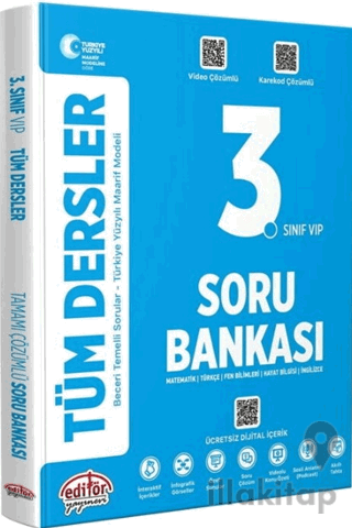 3. Sınıf Tüm Dersler Maarif Model Soru Bankası