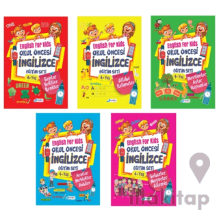 4-6 Yaş Okul Öncesi İngilizce Eğitim Seti - 5 Kitap
