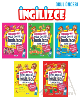 4 - 7 Yaş İngilizce Eğitim Seti 5 Kitap