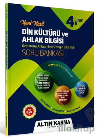 4. Sınıf Din Kültürü ve Ahlak Bilgisi Özet Konu Anlatımlı ve Zengin Etkinlikli Soru Bankası