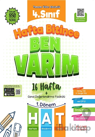 4. Sınıf Hafta Bitince Ben Varım (16 Hafta)