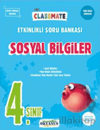 4. Sınıf Sosyal Bilgiler Classmate Etkinlikli Soru Bankası