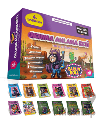 4. Sınıflar İçin Rakun Roll Okuma Anlama Seti