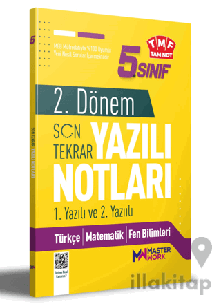 5. Sınıf 2. Dönem 1. ve 2. Yazılı Notları Son Tekrar Master Work