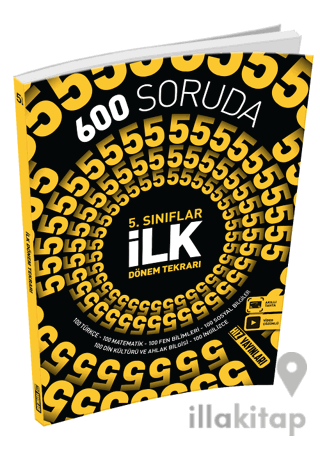 5. Sınıf 600 Soruda İlk Dönem Tekrarı