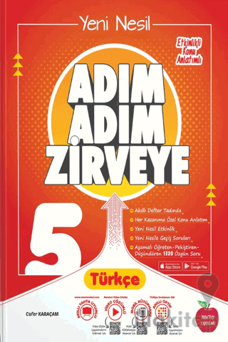 5. Sınıf Adım Adım Zirveye Türkçe Soru Bankası