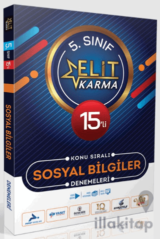5. Sınıf Elit Karma 15'li Konu Sıralı Sosyal Bilgiler Denemeleri