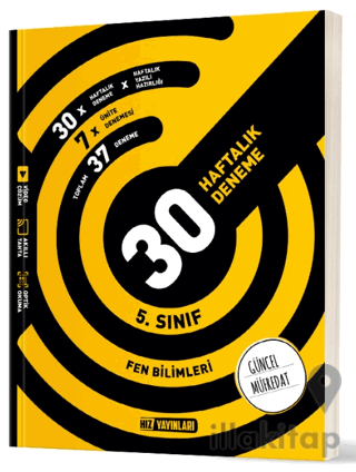 5. Sınıf Fen Bilimleri 30 Haftalık Deneme