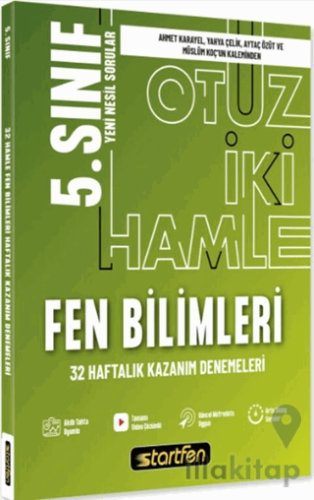 5. Sınıf Fen Bilimleri 32 Haftalık Kazanım Denemeleri