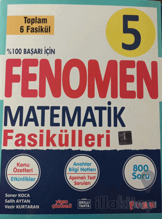 5. Sınıf Fenomen Matematik Fasikülleri