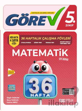 5. Sınıf Görev Matematik 36 Hafta Çalışma Föyleri