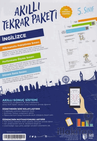 5. Sınıf İngilizce Akıllı Tekrar Paketi