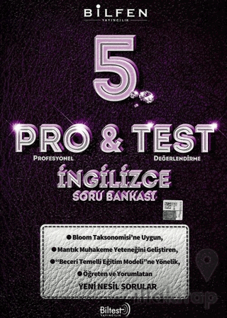 5. Sınıf İngilizce ProTest Soru Bankası