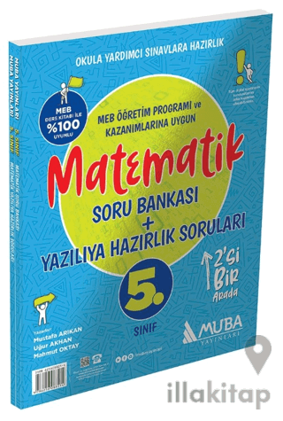 5. Sınıf Matematik Soru Bankası + Yazılıya Hazırlık Soruları 2'si 1 Arada