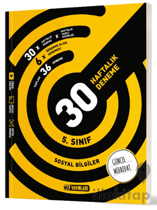 5. Sınıf Sosyal Bilgiler 30 Haftalık Deneme