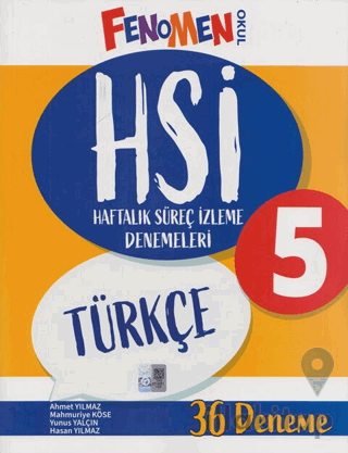 5. Sınıf Türkçe HSİ Haftalık Süreç İzleme Denemeleri
