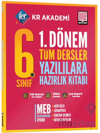 6. Sınıf 1. Dönem Tüm Dersler Yazılılara Hazırlık Kitabı