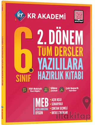 6. Sınıf 2. Dönem Tüm Dersler Yazılılara Hazırlık Kitabı