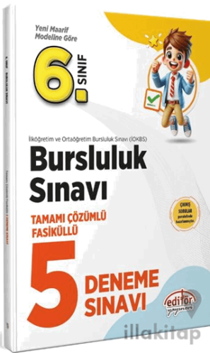 6. Sınıf Bursluluk Tamamı Çözümlü Fasiküllü 5 Deneme Sınavı