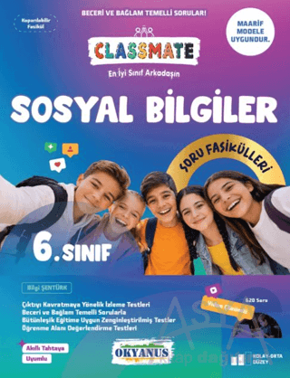 6. Sınıf Classmate Sosyal Bilgiler Soru Fasikülleri