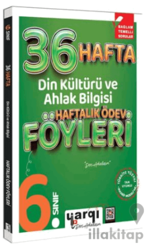 6. Sınıf Din Kültürü ve Ahlak Bilgisi 36 Haftalık Ödev Föyleri