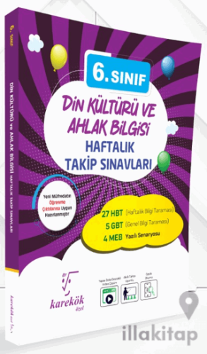 6. Sınıf Din Kültürü Ve Ahlak Bilgisi Haftalık Takip Sınavları