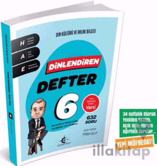 6. Sınıf Dinlendiren Defter
