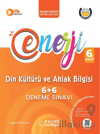 6. Sınıf Enerji 6+6 Din Kültürü ve Ahlak Bilgisi Deneme Sınavı