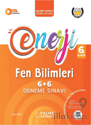 6. Sınıf Enerji 6+6 Fen Bilimleri Deneme Sınavı